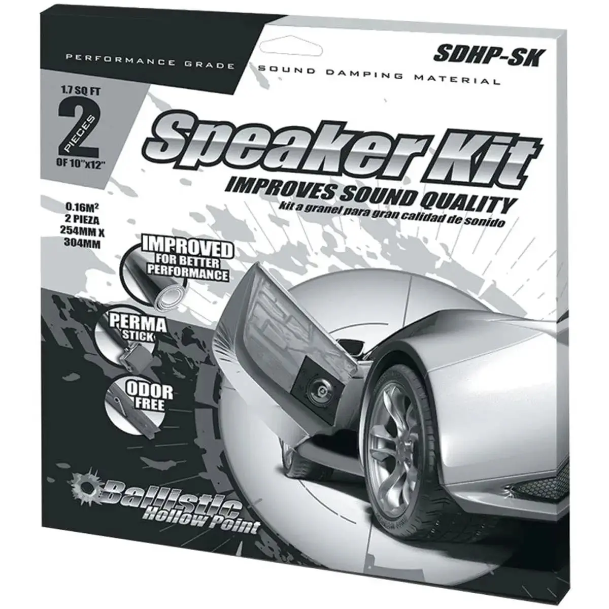 Ballistic Sdhp-Sk Hollow Point Series Door Speaker Kit (254Mm X 304Mm) 1