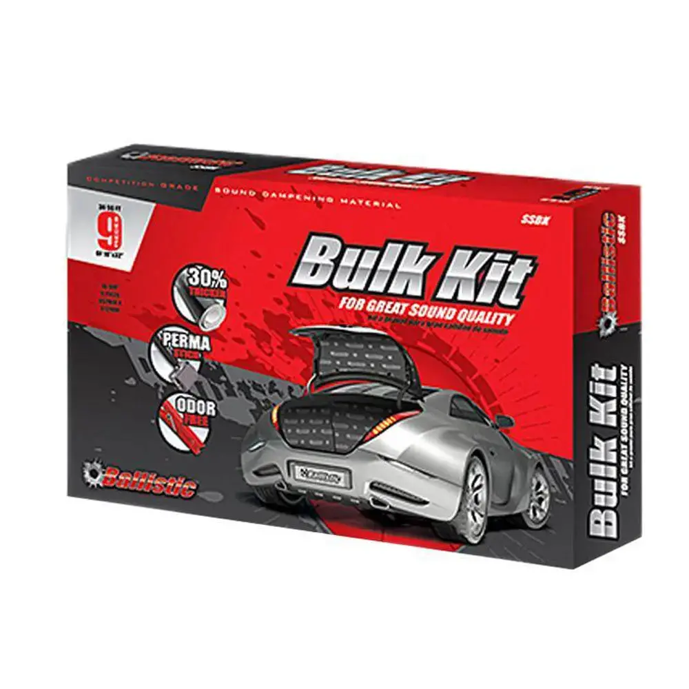 Ballistic Ssbk 36 Sq. Ft. Sound Deadening Kit (9 Pieces Of 18" X 32") 1