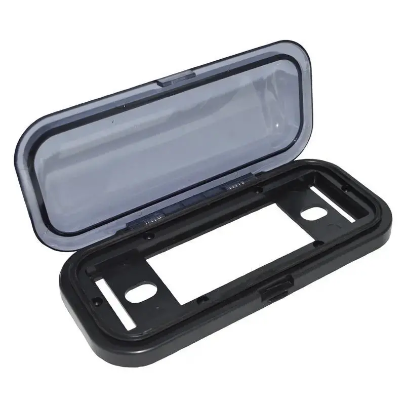 Black Universal Water-Resistant Single Din Marine Radio Housing Cover 1