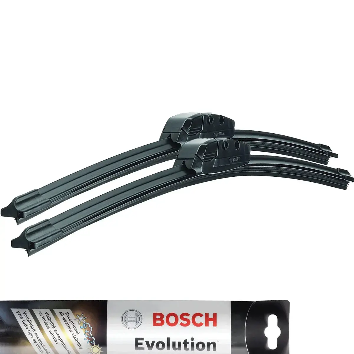 Bosch Evolution 4842 24" With 4820 20" All-Weather Visibility Bracketless Wiper Blades 1