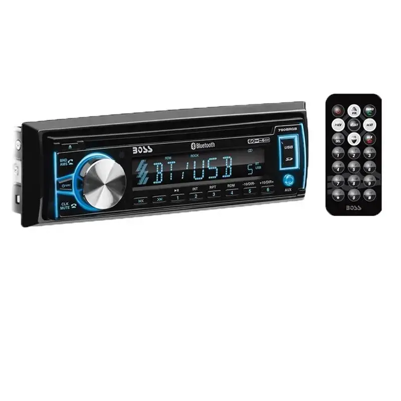 Boss 750Brgb Single Din Bluetooth Cd/Digital Media Car Stereo Receiver 1