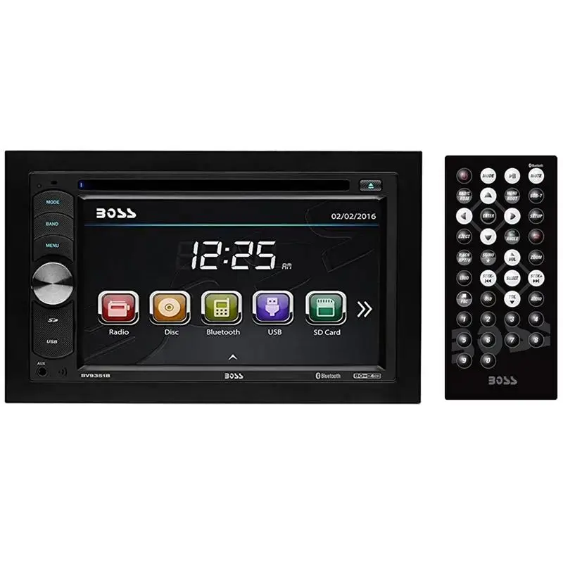 Boss Double Din 6.2" Touchscreen Bluetooth Dvd Cd Usb Sd Mp3 Wma W/ Remote 1