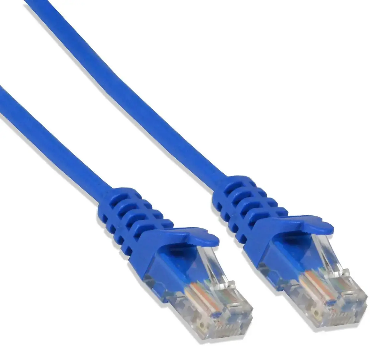Cat5e Blue Ethernet Network 1-100 Feet 24 Gauge Patch Cable Rj45 Lan Wire 1
