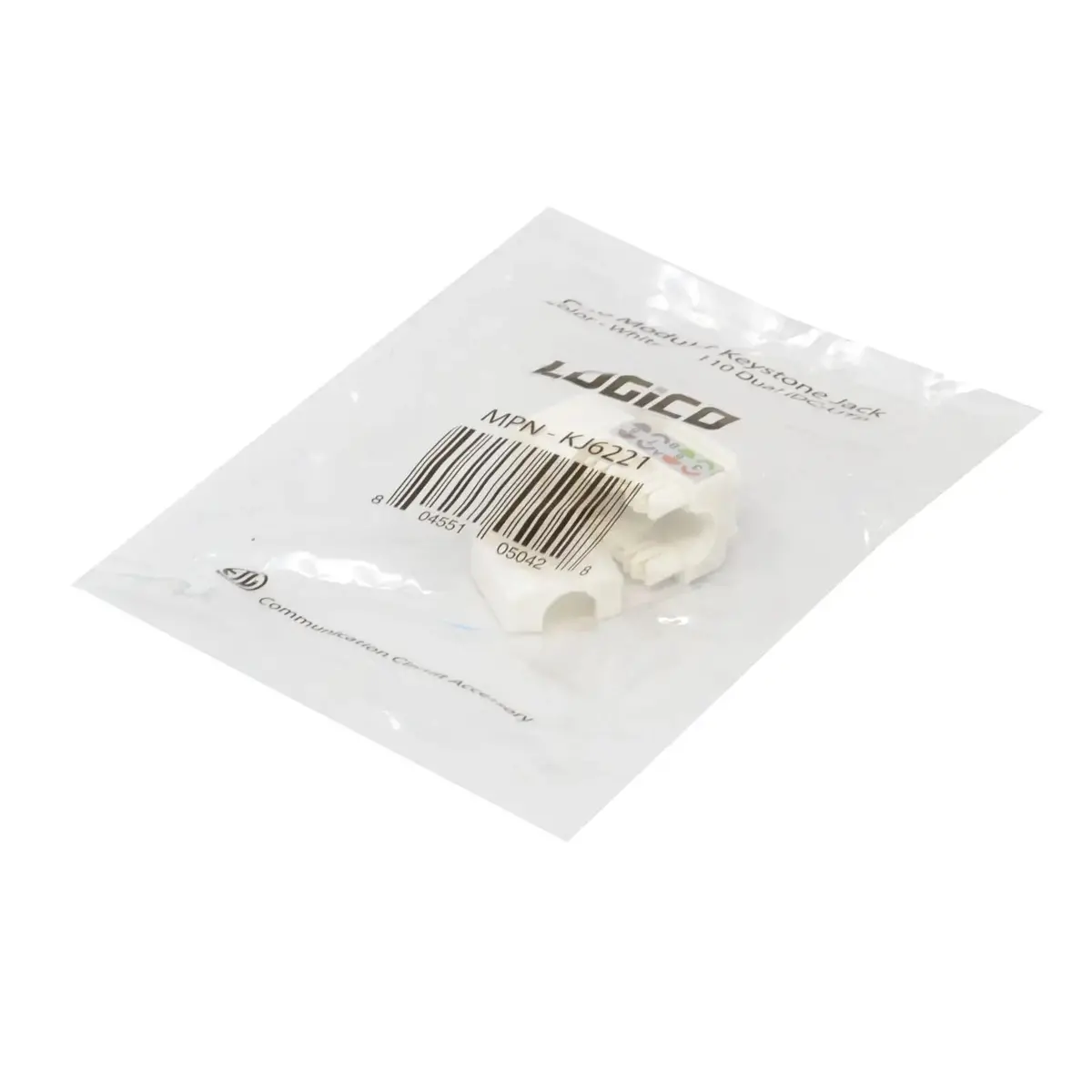 Cat6 White Network Ethernet 110 Punchdown 8P8c Keystone Jack 3