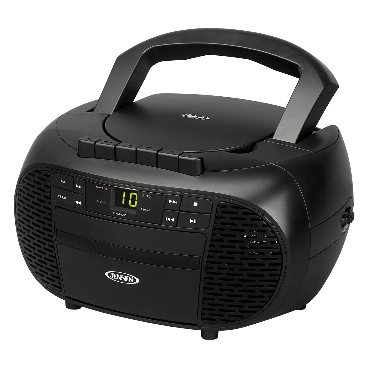 Jensen Cd-550 Portable Compact Stereo Cassette Recorder & Cd Player With Am/Fm Radio 1