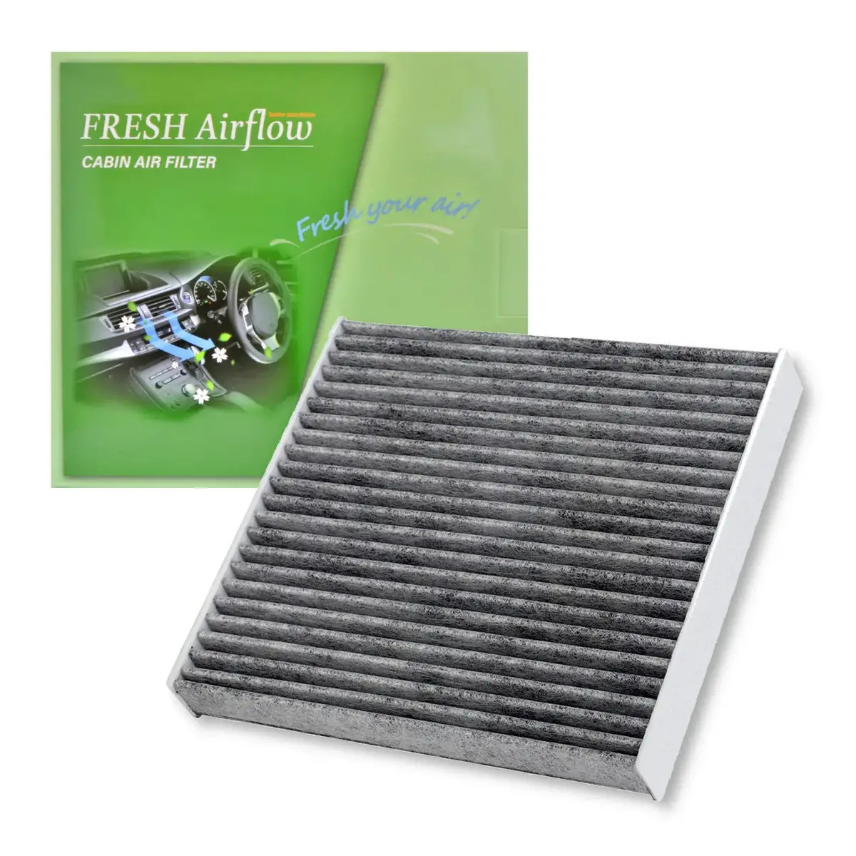 Cabin Air Filter With Activated Carbon Replacement For Toyota/Lexus/Scion/Subaru 1