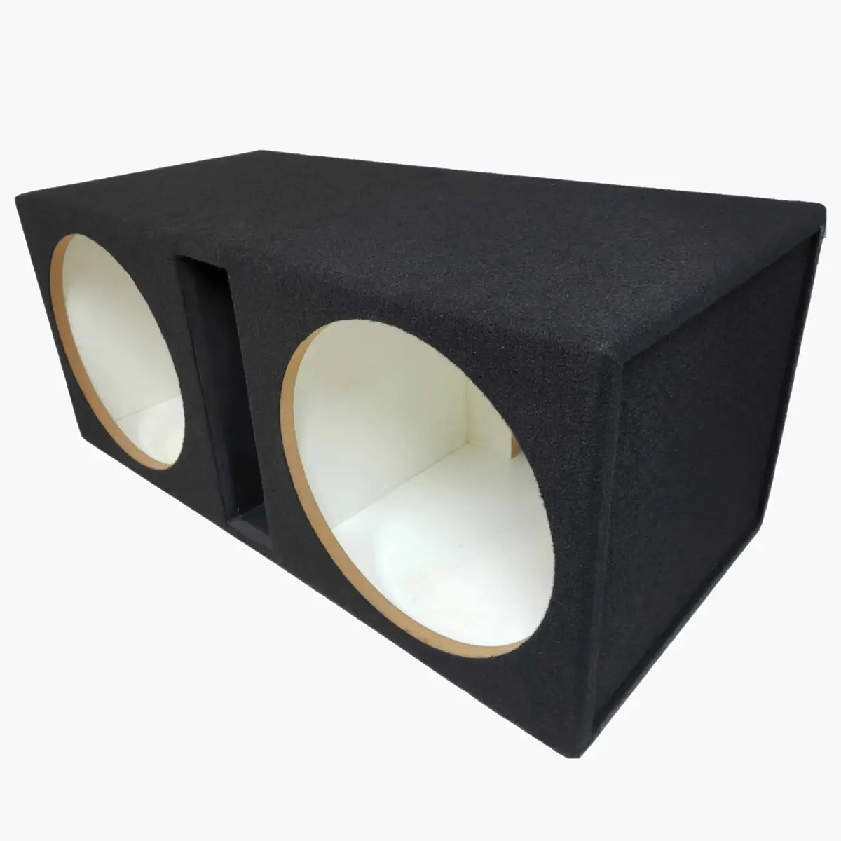 Carpet Dual 10" Ported Car Box Speaker Subwoofer Enclosure Cabinet @42Hz 1