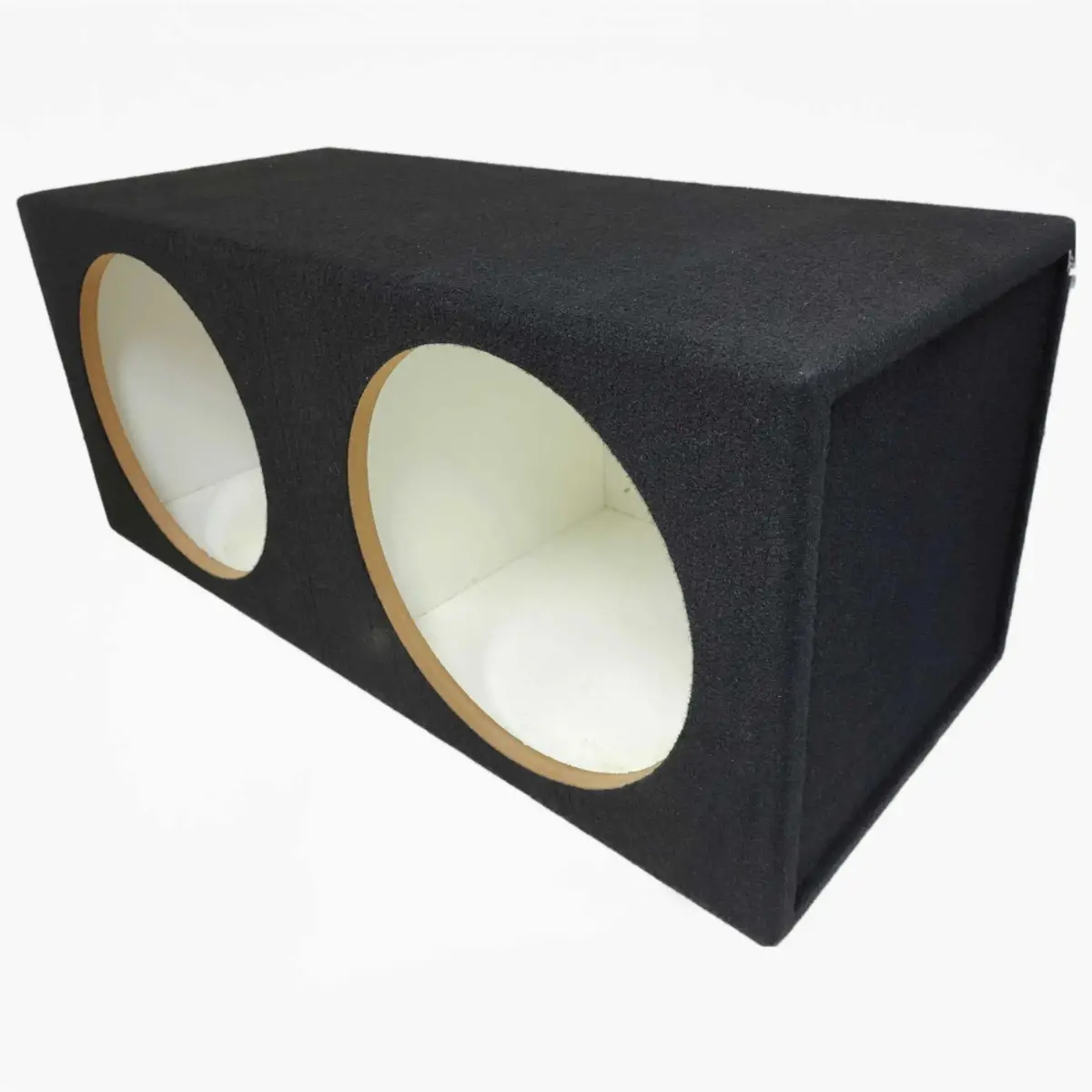 Carpet Dual 10" Sealed Car Box Speaker Subwoofer Enclosure Cabinet 1