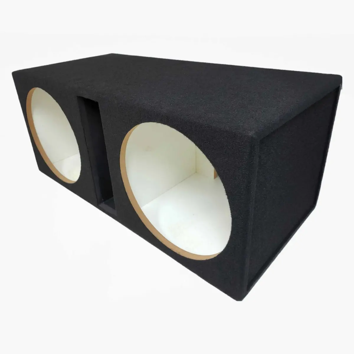 Carpet Dual 12" Ported Car Box Speaker Subwoofer Enclosure Cabinet @39Hz 1