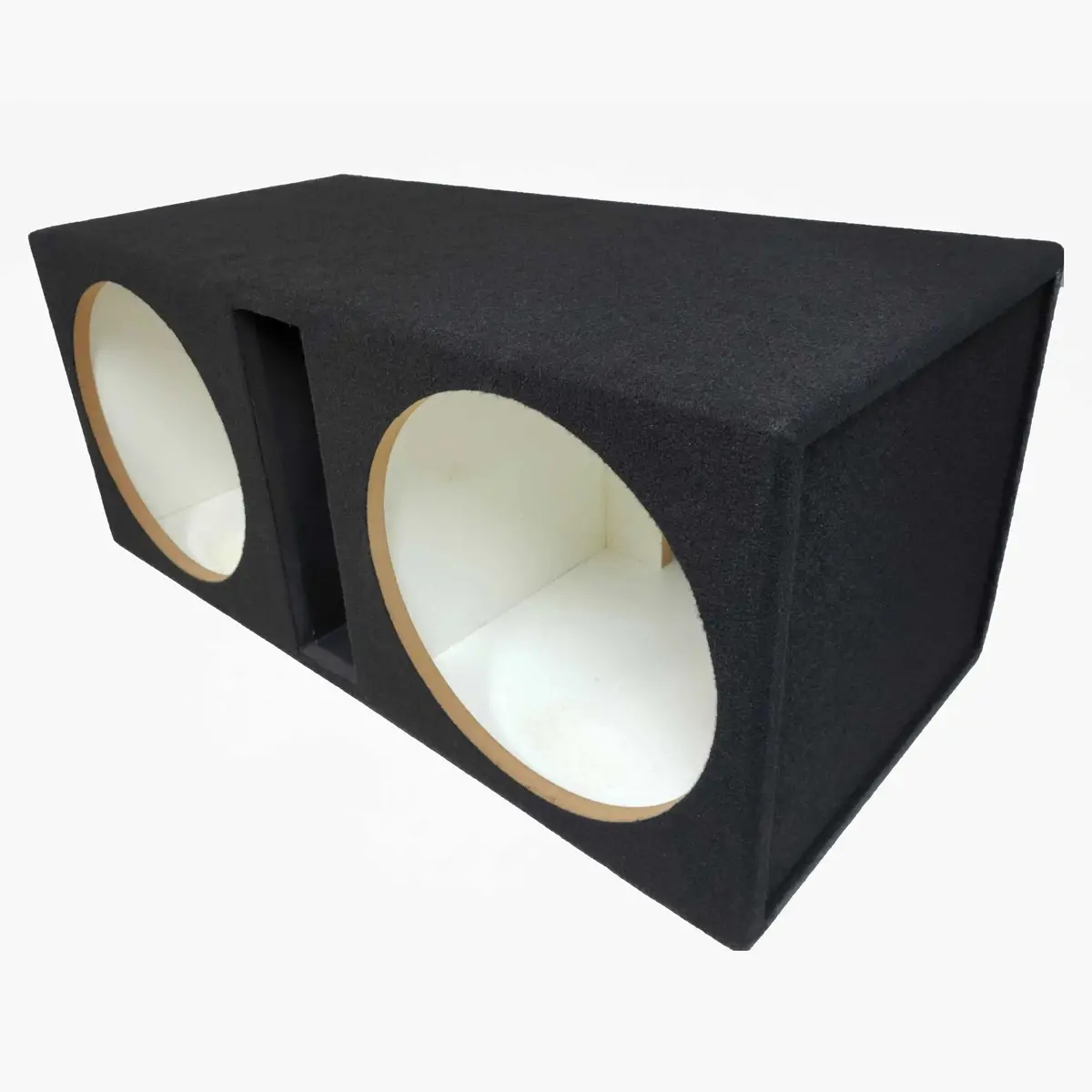 Carpet Dual 8" Ported Car Box Speaker Subwoofer Enclosure Cabinet @32Hz 1