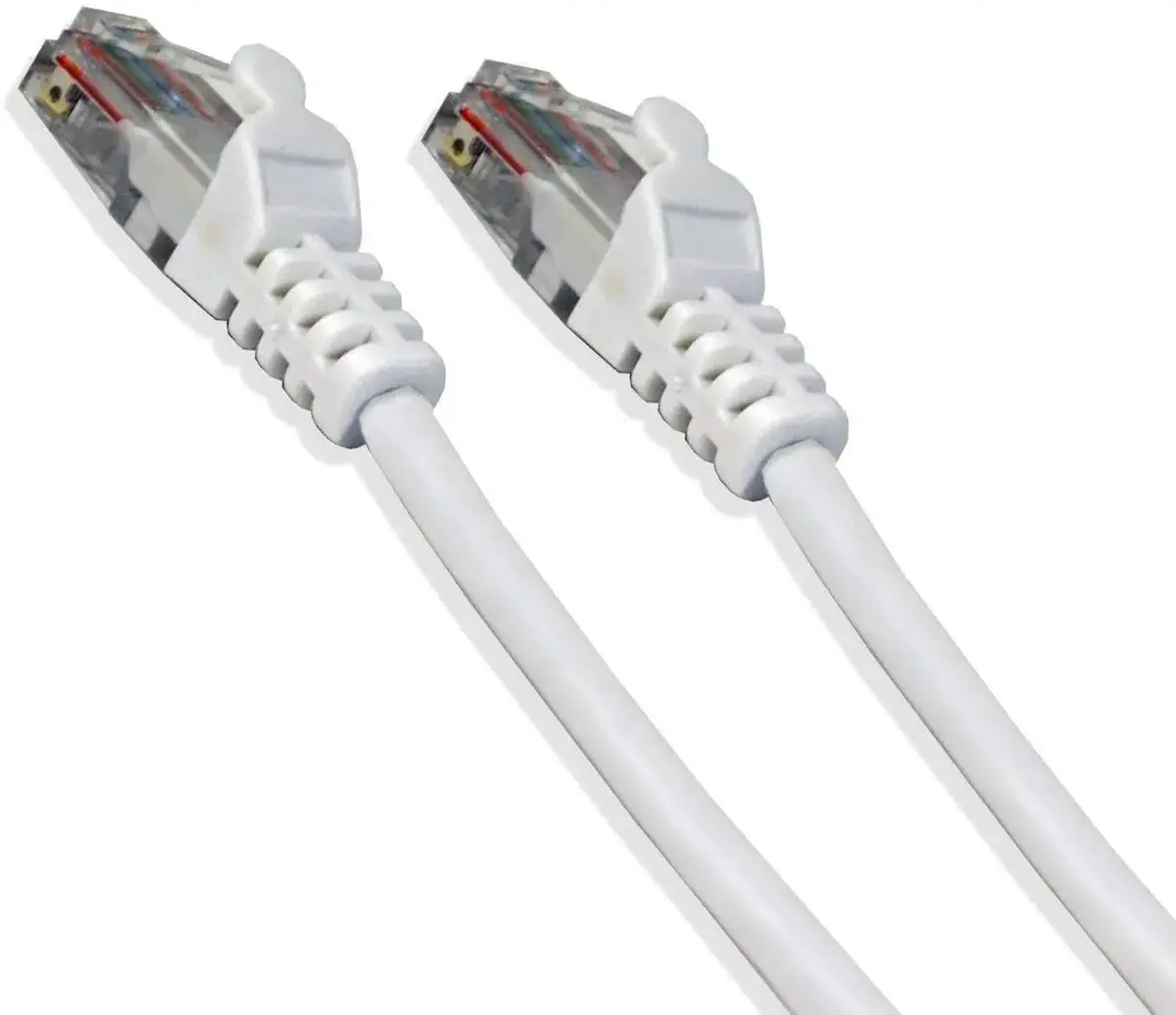 Cat5e 24 Gauge White 1-100 Feet 350Mhz Utp Patch Ethernet Network Cable 2