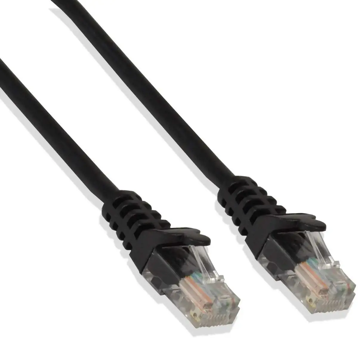 Cat6 24 Gauge Black 1-100 Ft 550Mhz Utp Rj45 Ethernet Network Patch Cable 1