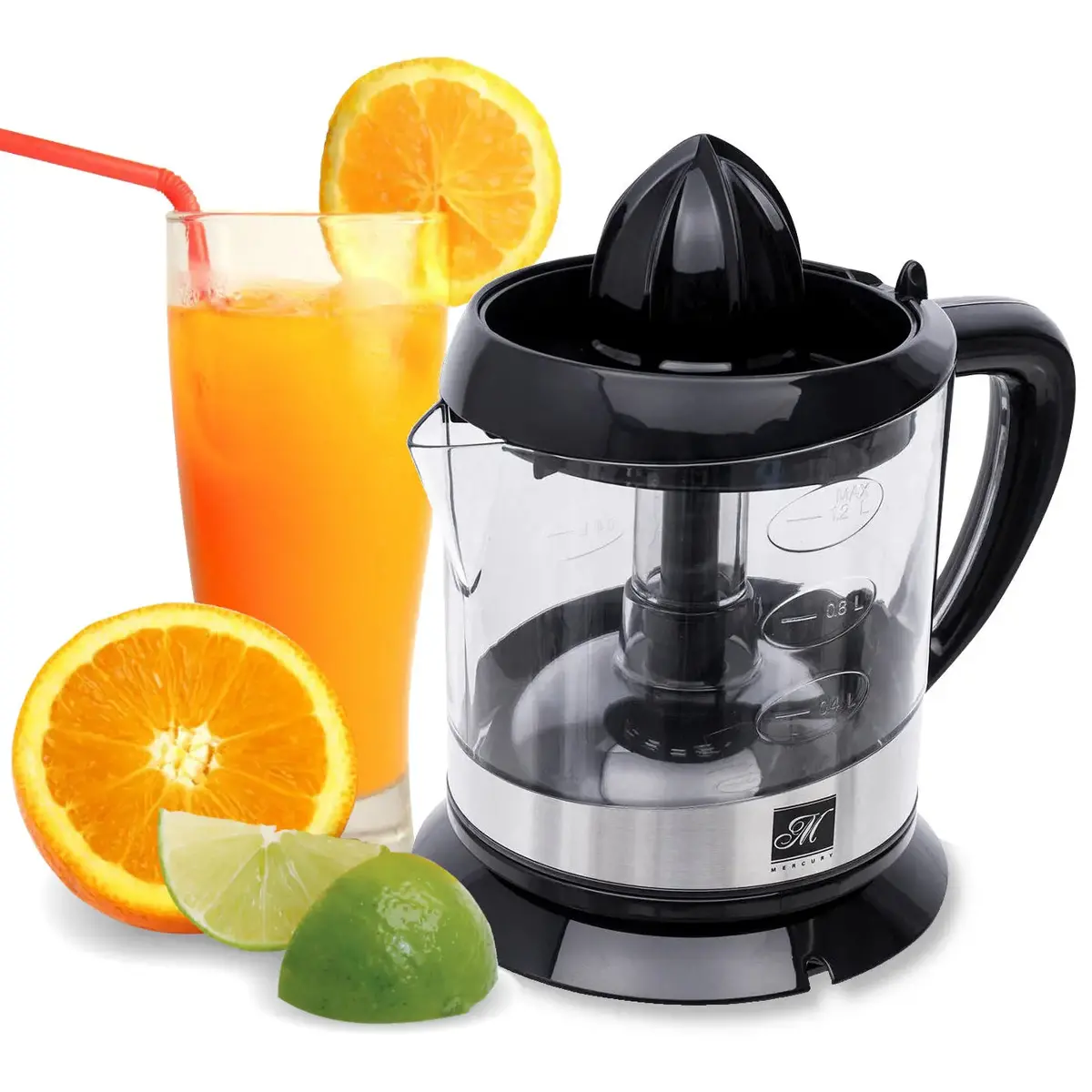 Citrus Electric Juicer 1.2L Orange Fruit Lime Lemon Squeezer Extractor 40 Oz 1