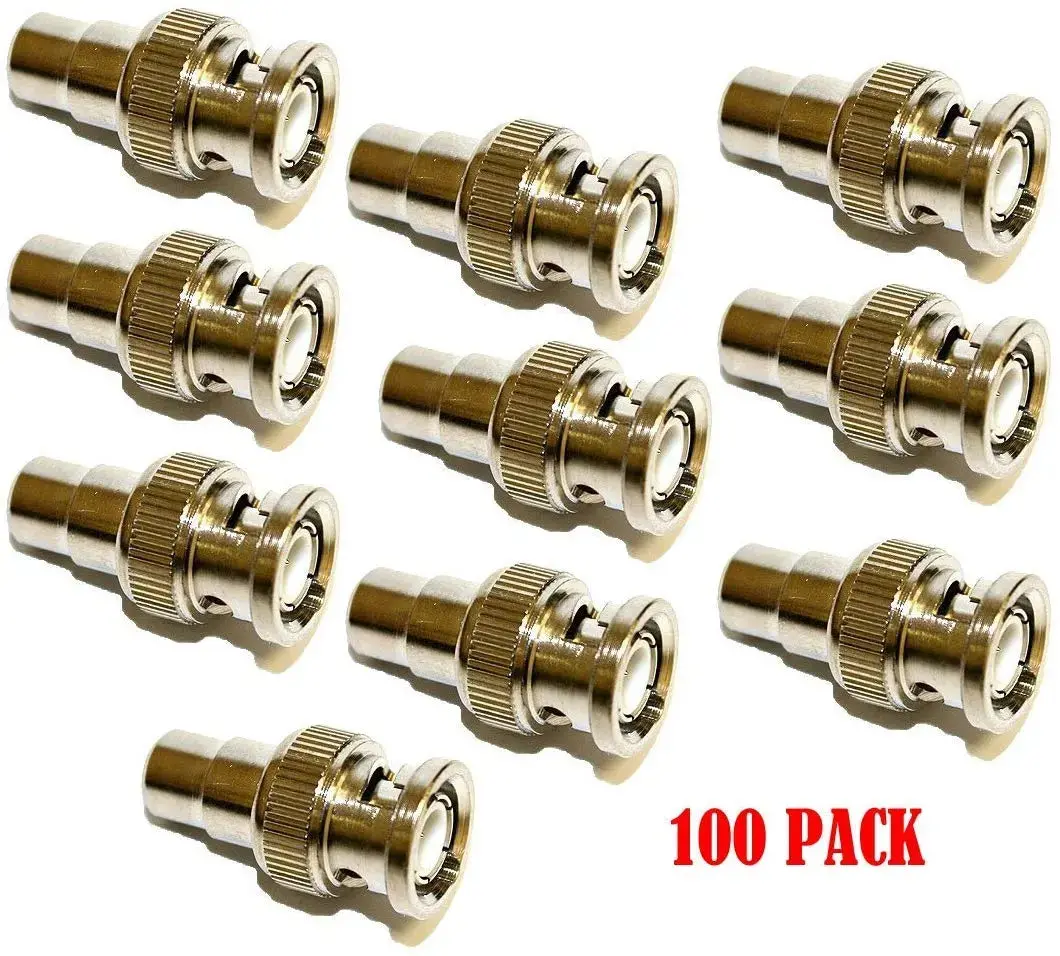 Coaxial Cable Bnc Male Plug To Rca Female Jack Adapter 4