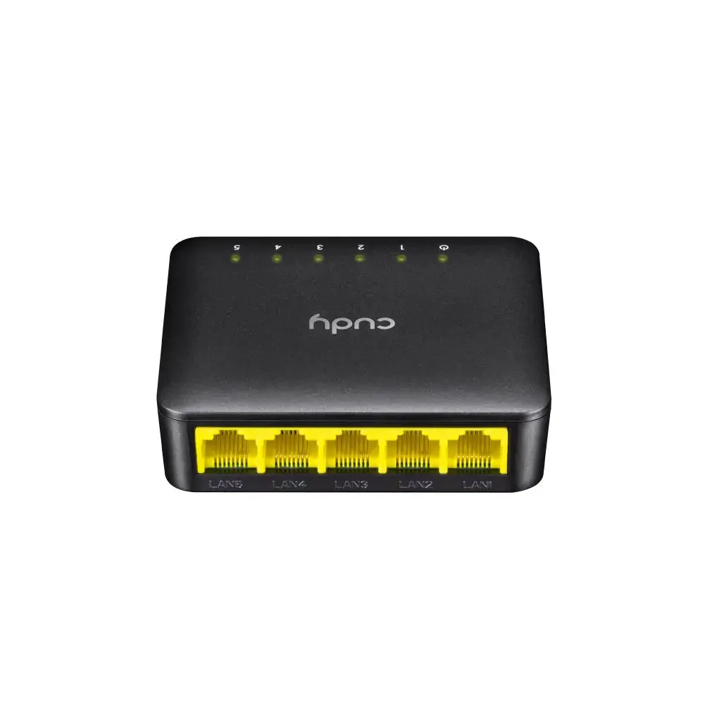 Cudy Gs105d 5 Port Gigabit Ethernet Network Desktop Switch And Ethernet Splitter 1