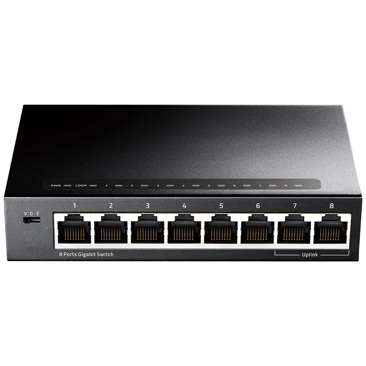 Cudy Gs108 8 Port Gigabit Ethernet Network Switch Plug & Play 10/100/1000Mbps 1