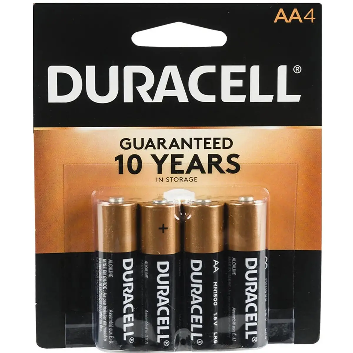 Duracell Aa Batteries Alkaline Copper Top Heavy-Duty 1