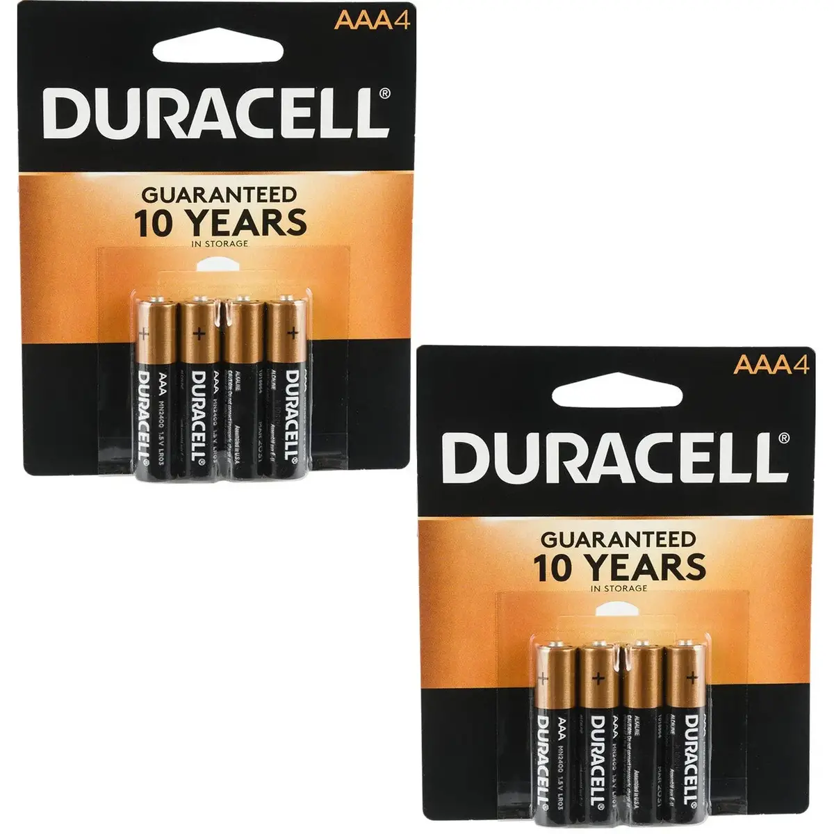 Duracell Aaa Batteries Alkaline Copper Top Heavy-Duty 2