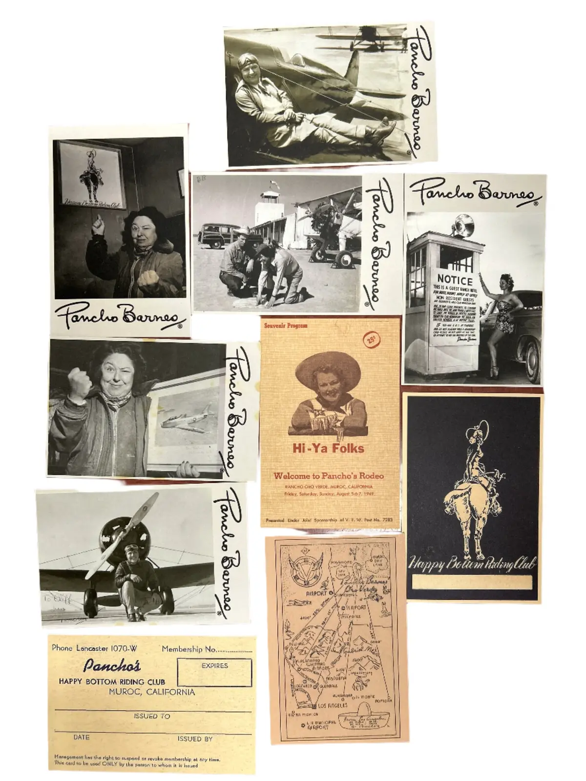 Pancho Barnes Single Postcard 1