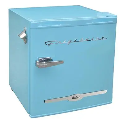 Frigidaire Efr176-Blu 1.6 Cu Ft Retro Bar Fridge W/ Side Bottle Opener - Blue 1