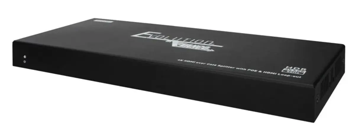 Evolution Ev4k7014 4K 1×4 Hdmi 4K@60Hz Splitter Over Cat6 Cable With Hdmi Loop-Out 1