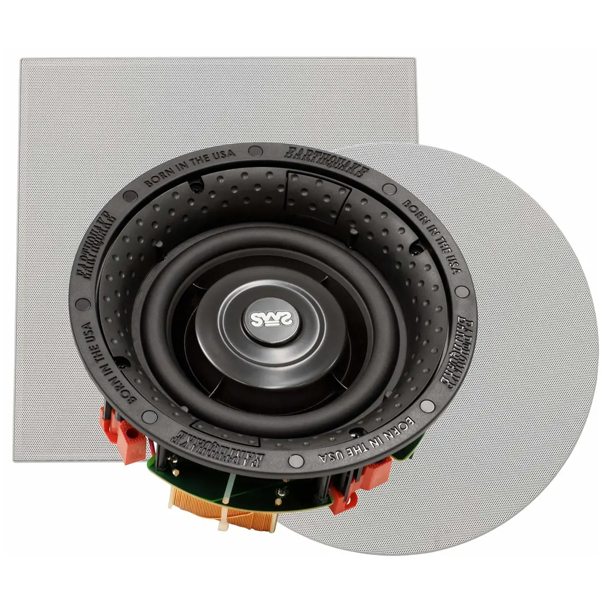 Earthquake Sound Sub6 6.5″ 8-Ohm 150-Watts Max Passive In-Wall Or In-Ceiling Subwoofer 1