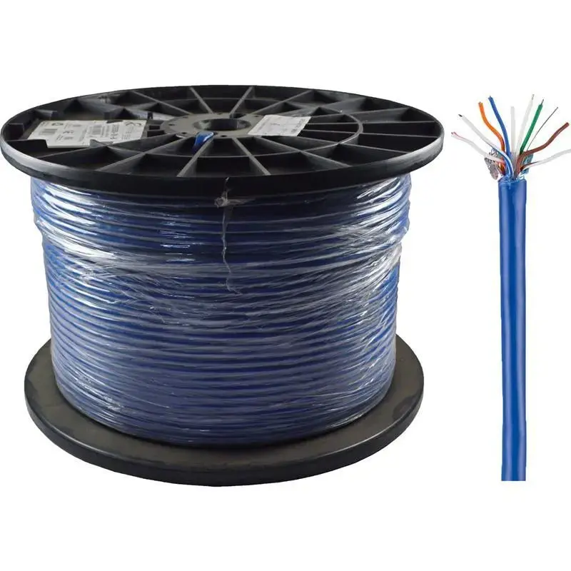 Ethereal Cat5e350-Sh-B Cat5 24/4 Pair 350Mhz 1000' Shielded Blue Cable 1