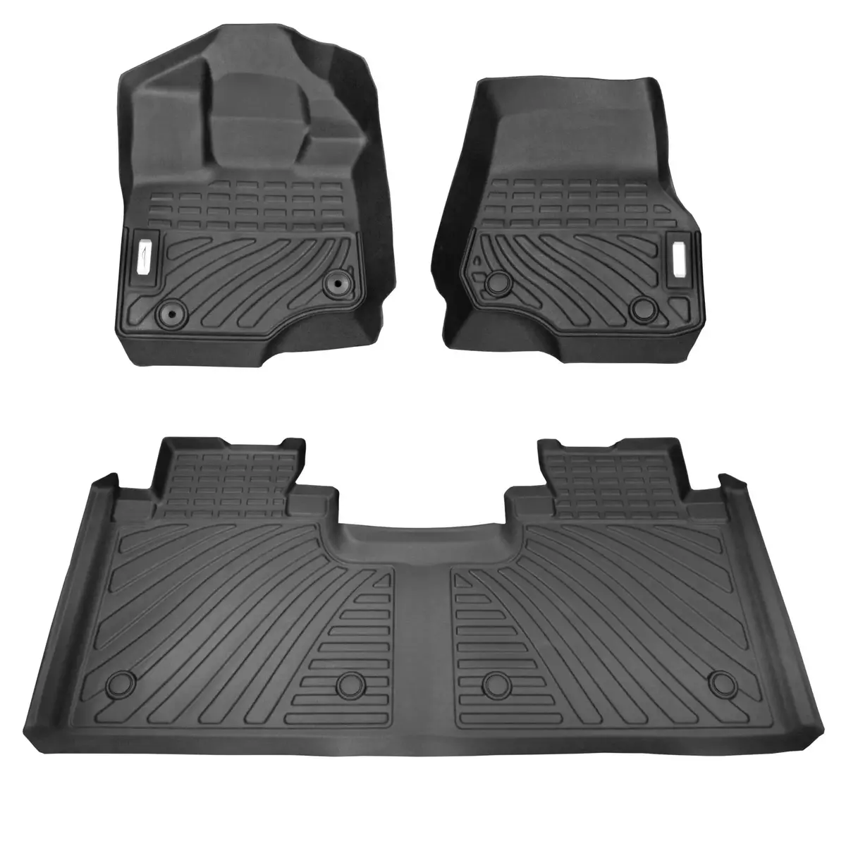 Ford F150 Supercab 2016 Front & Rear Oem Precision Bucket Seating Floor Mats 1