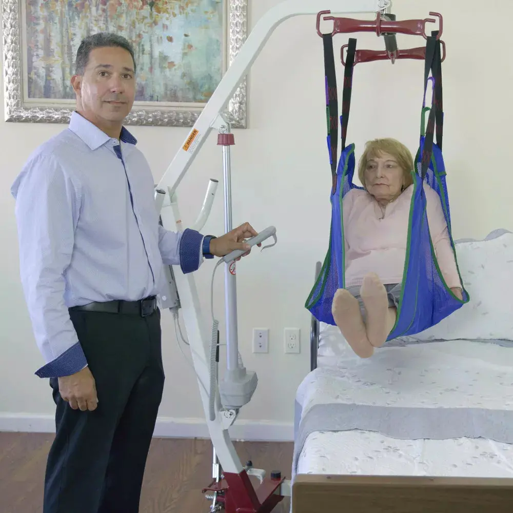 Universal Full Body Mesh Lift Sling W/ Commode Opening 4