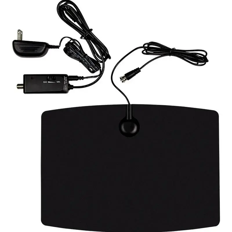 Helios As-Ant4030 Black Amplified Uhf/Vhf Indoor Atsc Active Antenna 1