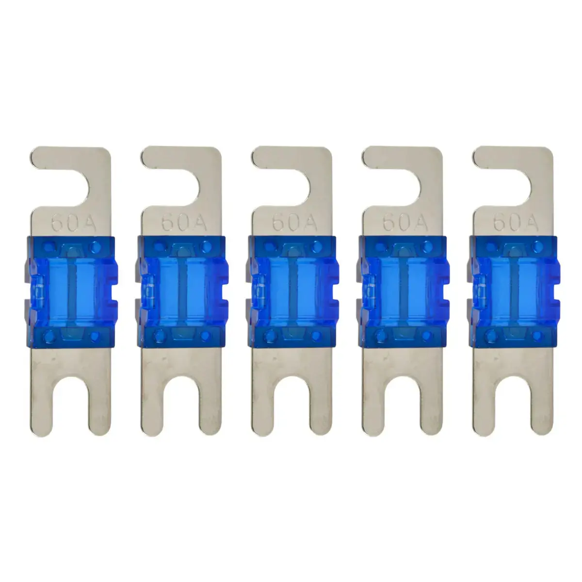 High-Quality Nickel Plated 60-200 Amp Mini Anl Fuse (5 Pack) 1
