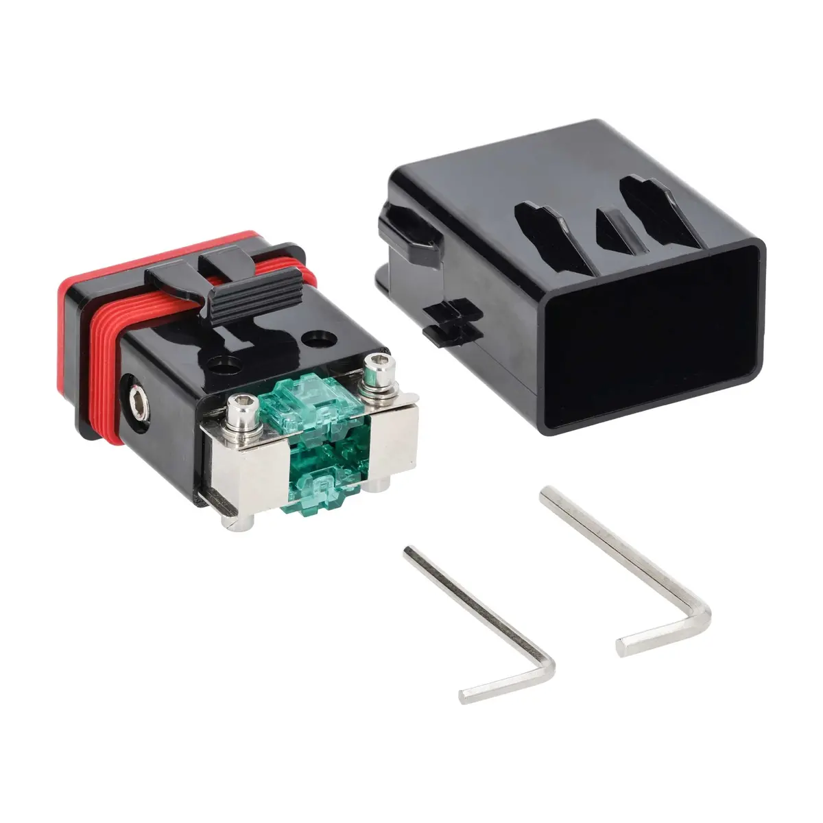 Install Bay Ibr141 Dual Mini Anl Waterproof Fuse Holder 0/2/4 Gauge Marine Cert 1