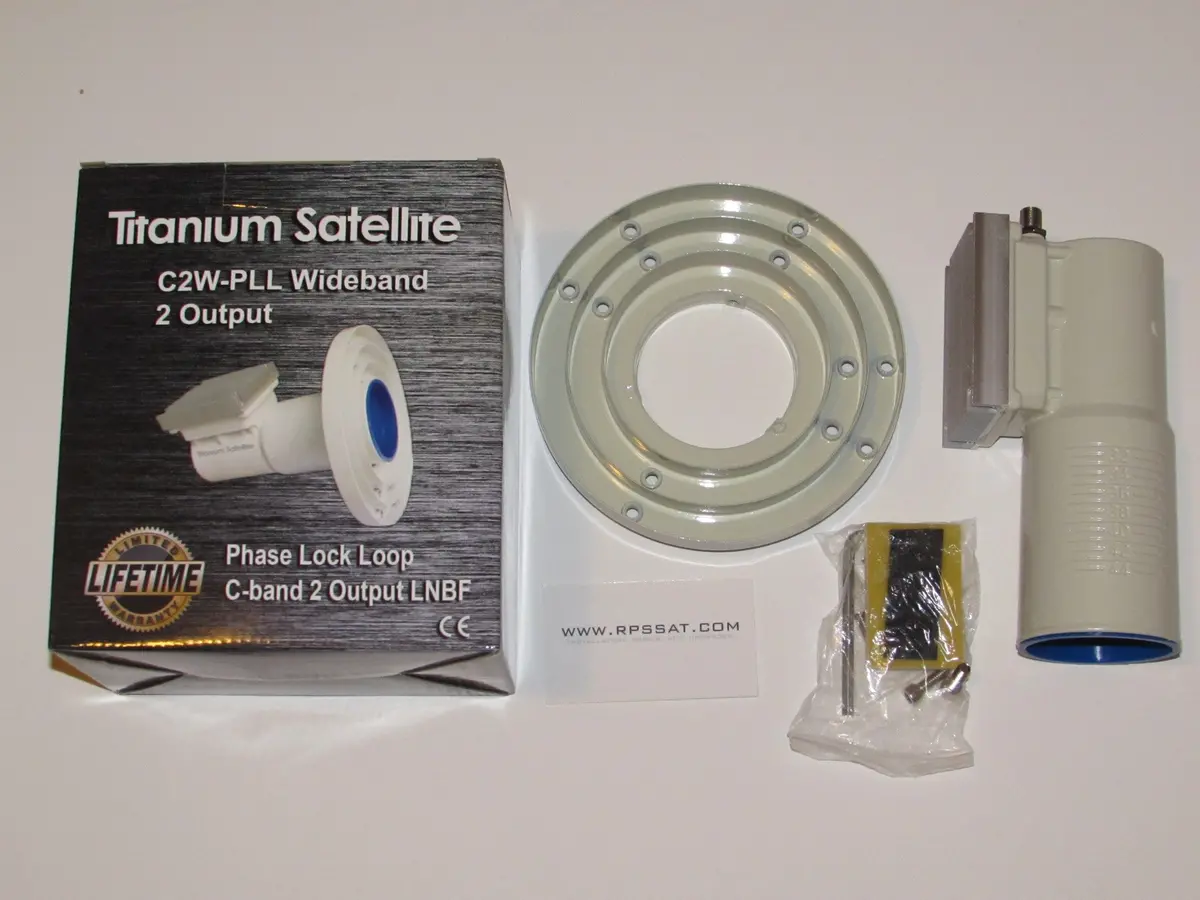 C2w-Pll Wideband C-Band Lnbf Dual (2) Outputs 3.4 - 4.2Ghz 1