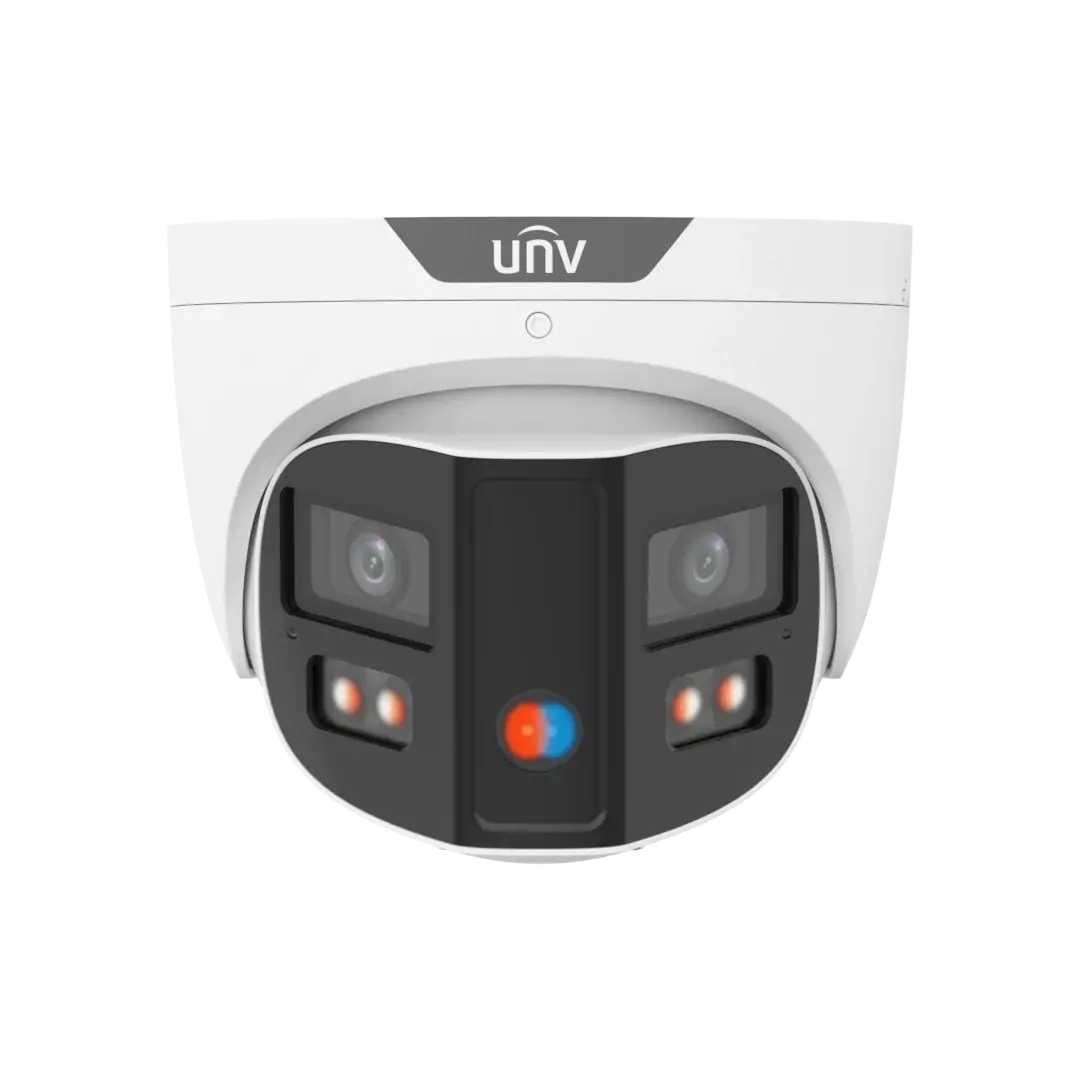 Uniview Ipc3k28se-Adf28kmc-Dl-I0 8Mp 2.8Mm Double-Light Alarm Binocular Eyeball Network Turret Camera 1