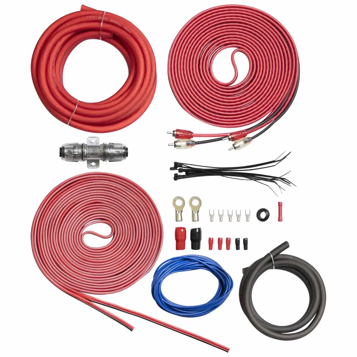 Install Bay Ak4ofc 1500 Watts 4 Gauge Ofc Complete Amplifier Installation Kit 1