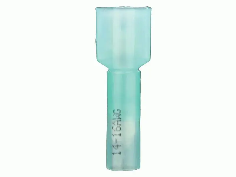 Install Bay Hsbmfi Male 16/14 Ga Heat Shrink Quick Disconnect (100/Pk) 1