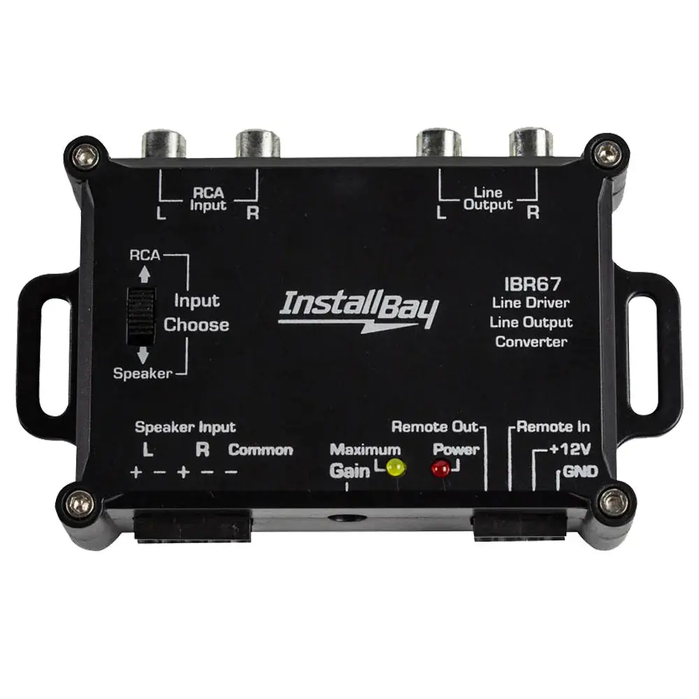 Install Bay Ibr67 2 Channel Line Driver / Line Output Converter By Metra 1