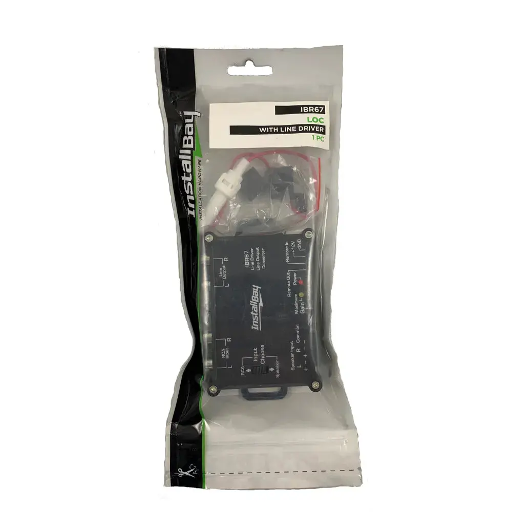 Install Bay Ibr67 2 Channel Line Driver / Line Output Converter By Metra 2