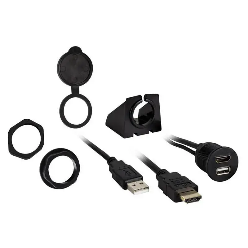 Install Bay Ibr73 Water Resistant Hdmi And Usb Pass Through Extension 1