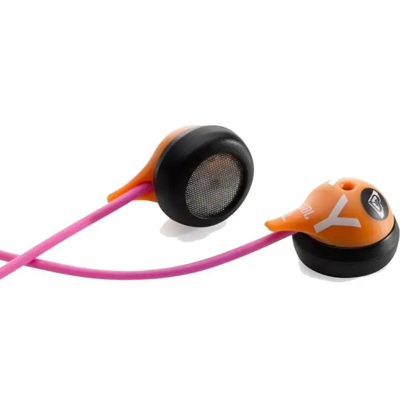 Jbl Roxy Reference 230 Orange / Pink Earbud Earphone System With Case 1