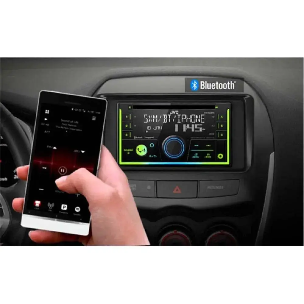 Jvc Kw-R940bts Double Din Cd Receiver Amazon Alexa Bluetooth Usb Am/Fm Car Stereo 2