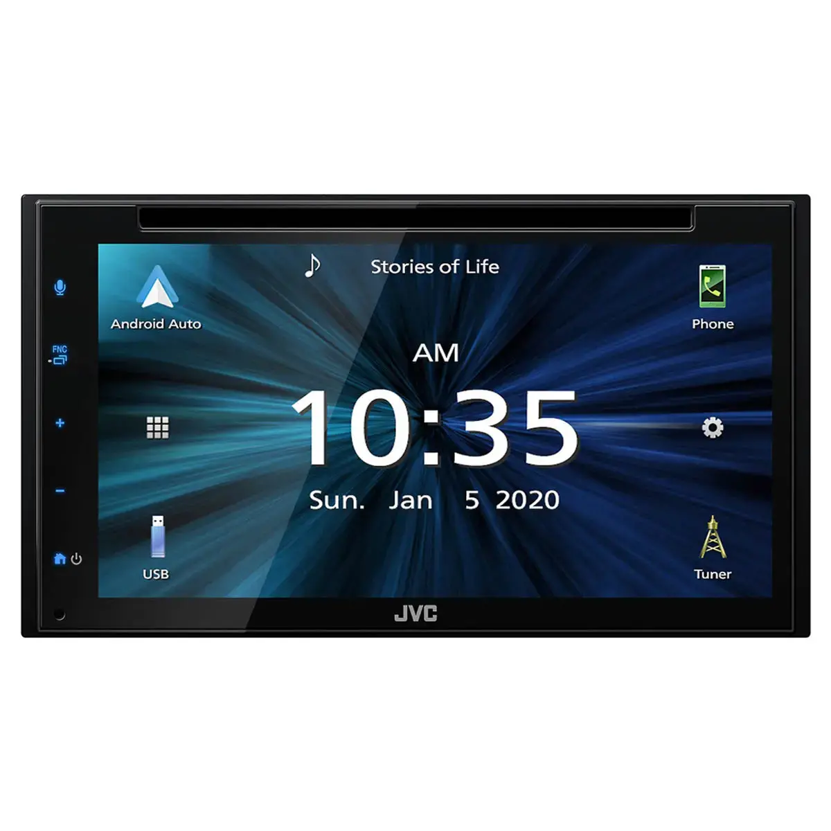 Jvc Kw-V660bt 6.8-Inch 2Din Androidauto/Carplay Built-In Bluetooth In Dash Cd/Dvd/Dm Receiver 1