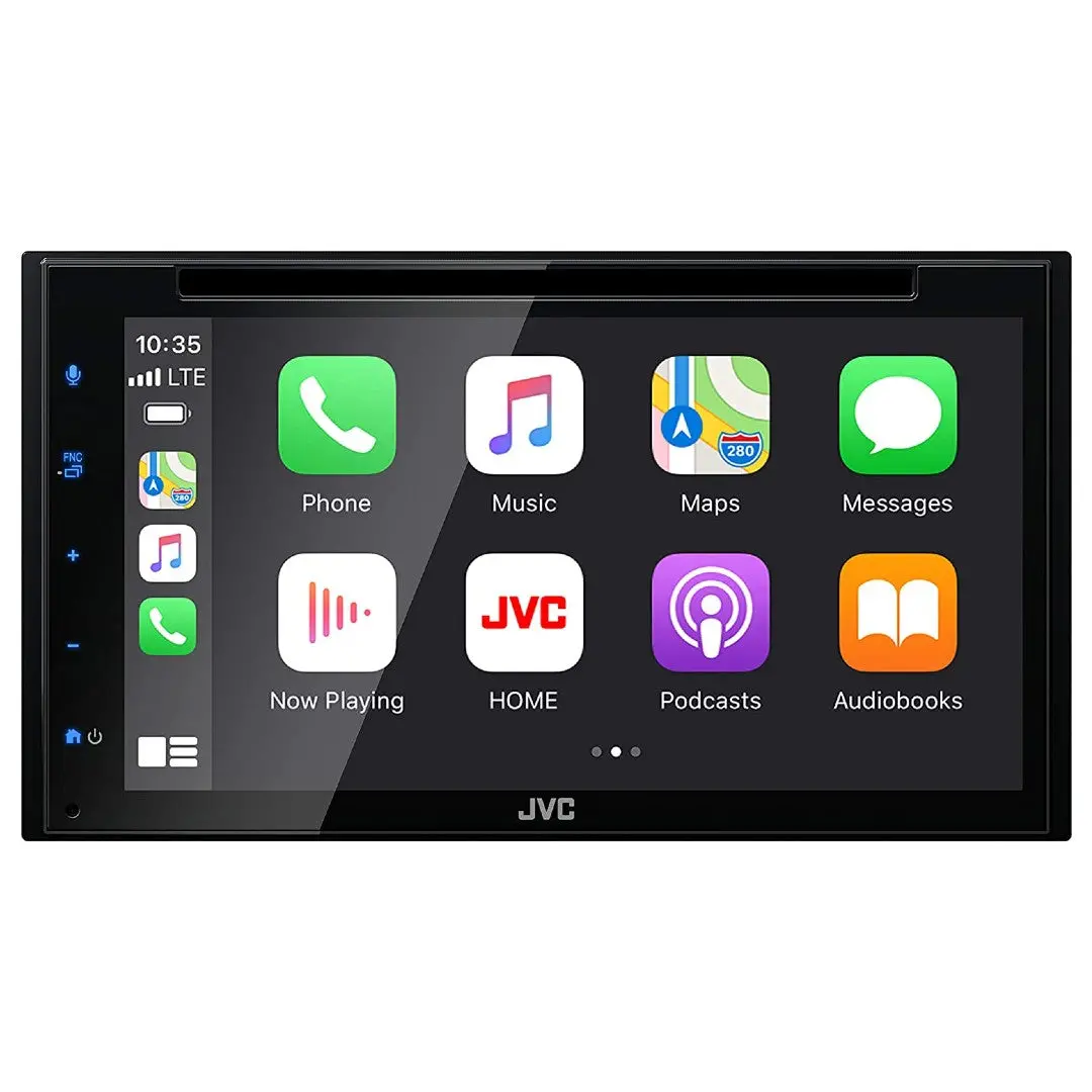 Jvc Kw-V66bt 6.8" Touchscreen Dvd Receiver With Apple Carplay Android Auto, Bluetooth Car Radio 1