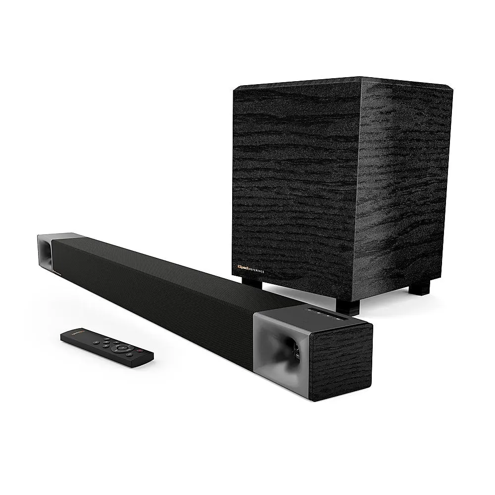 Klipsch Cinema 400 2.1-Channel Bluetooth Soundbar With 8" Wireless Subwoofer 1