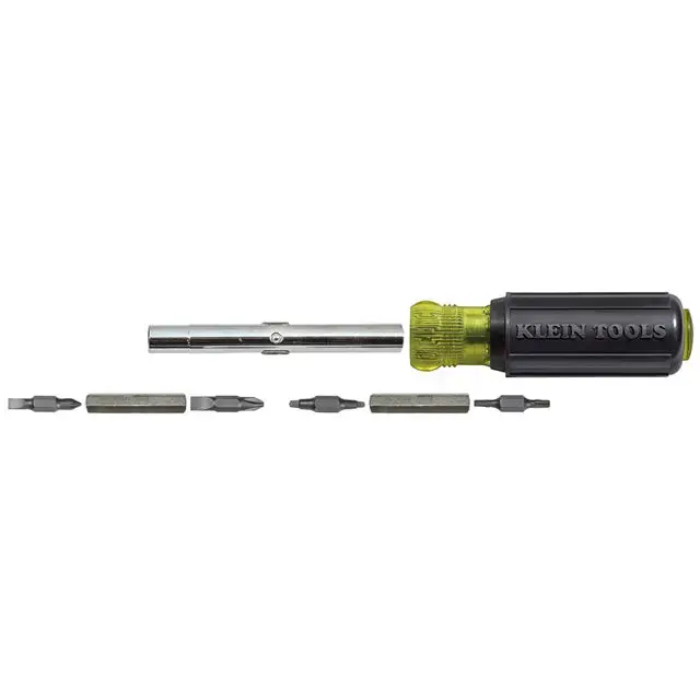 Klein Tools 32500 Screwdriver Nut Driver 11-In-1 Multi Tool Cushion Grip 1