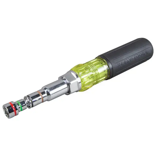 Klein Tools 32807Mag 7-In-1 Nut Driver Wrench Magnetic Driver & Spring Coil Bits 1