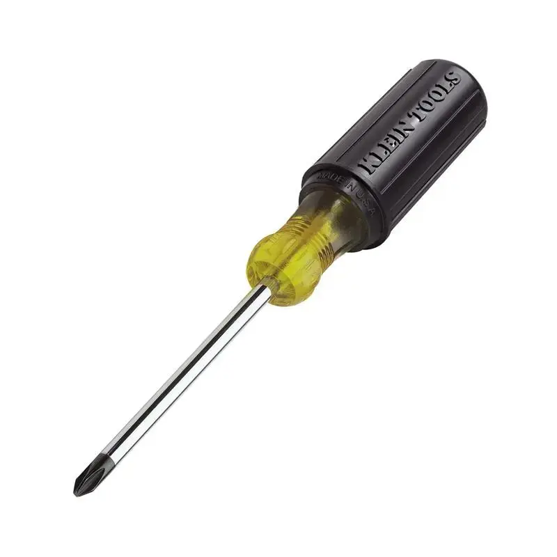 Klein Tools 603-4 #2 Phillips Head Screwdriver With 4 Inch Round Shank 1