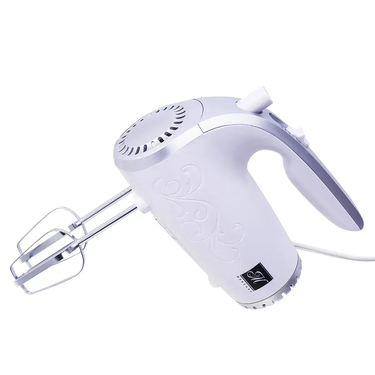 Lightweight Five Speed Electric Ergonomic Handle Mixer With Stainless Steel Dual Beaters 1