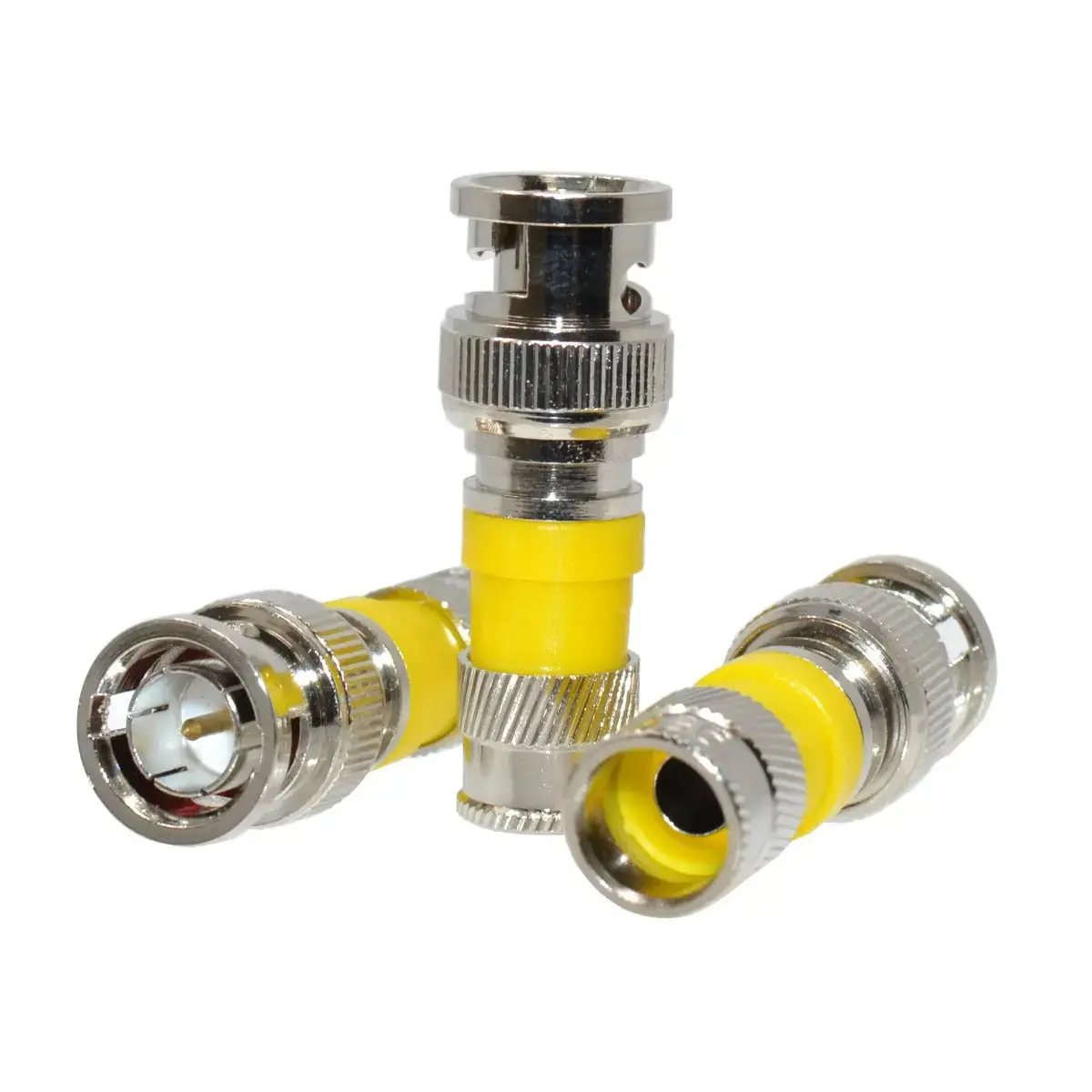 Logico Bnc Type 75 Ohm Coaxial Coax Rg6  Cctv Connector 1