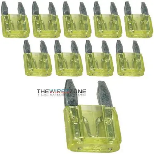 Minif20 Automotive 20 Amp Mini Atm Fuse (10/Pack) 1